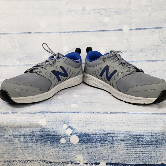 NEW Balance Toe Protect, Men's  Gray the cobalt blue NEW slip resistant - Picture 4 of 6